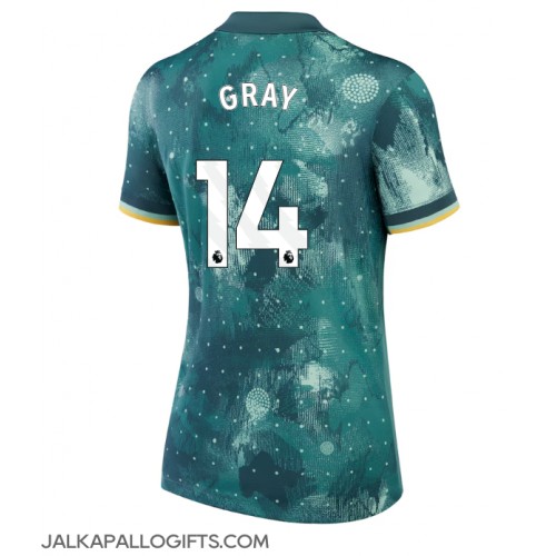 Tottenham Hotspur Archie Gray #14 Kolmaspaita Naiset 2024-25 Lyhythihainen